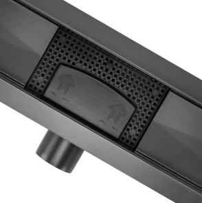 Трап для душу REA NEOX 50 BLACK 2в1 чорний №8