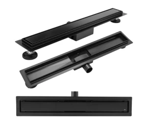 Трап для душу REA NEOX 100 BLACK 2в1 чорний №5