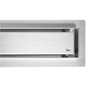 Трап для душу REA NEOX 90 SUPERFLOW BRUSHED STEEL 2в1 сталь №8