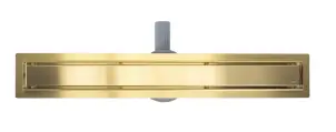 Трап для душа REA NEOX 90 PRO BRUSHED GOLD 2в1 матовое золото №5