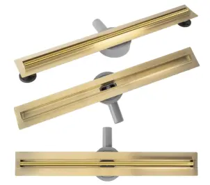 Трап для душу REA NEOX 90 SLIM PRO GOLD №1