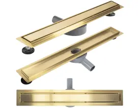 Трап для душу REA NEOX 70 PRO BRUSHED GOLD 2в1 матове золото