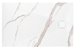Душовий піддон REA MAGNUM 80x100 CARRARA WHITE №1