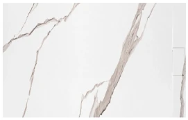 Душовий піддон REA BAZALT 80x100 CARRARA WHITE
