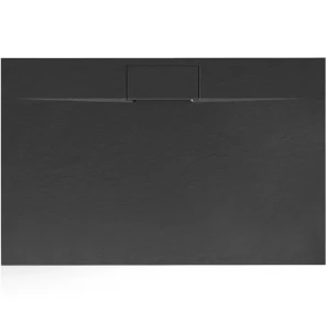 Душовий піддон REA BAZALT 80x100 LONG BLACK №1