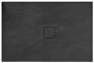 Душовий піддон REA STONE 80x100 BLACK №1