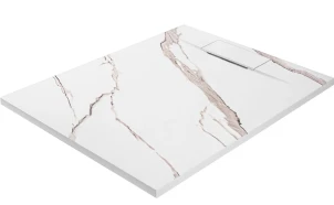 Душовий піддон REA BAZALT 90x120 CARRARA WHITE №2