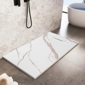 Душовий піддон REA BAZALT 90x120 CARRARA WHITE №4