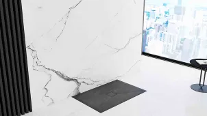 Душовий піддон REA STONE 80x100 BLACK №5