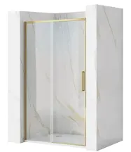 Душові двері REA RAPID SLIDE 130 BRASHED GOLD купити в Києві
