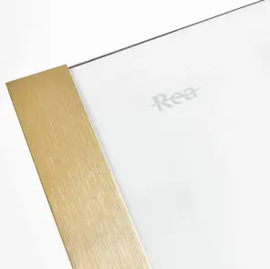 Душові двері REA MONTANA 100 BRASHED GOLD №5