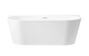 Ванна пристінна REA CAPRI 150х75 WHITE акрилова №1
