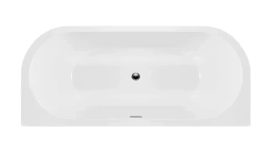 Ванна пристінна REA CAPRI 150х75 WHITE акрилова №3