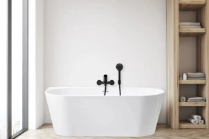 Ванна пристінна REA CAPRI 150х75 WHITE акрилова №4