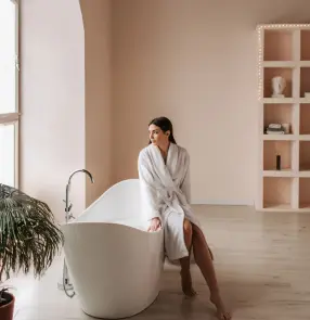 Ванна отдельностоящая REA FERRANO 150х73 WHITE акриловая №4