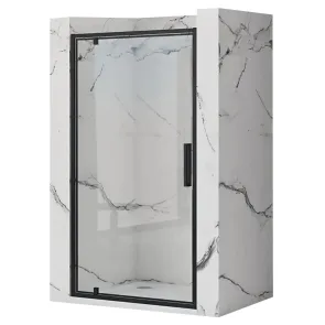 Душові двері REA RAPID SWING 100 BLACK №1