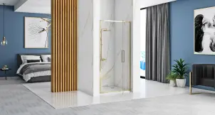 Душові двері REA RAPID SWING 90 GOLD №4