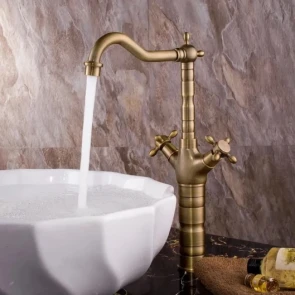 Смеситель для кухни REA RUSTICO BRUSHED GOLD золотой матовый №4