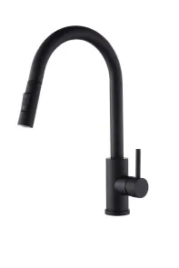 Змішувач для кухні VBI FLUSSO BLACK №1