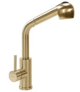 Смеситель для кухни REA TROY BRUSHED GOLD матовое золото №6