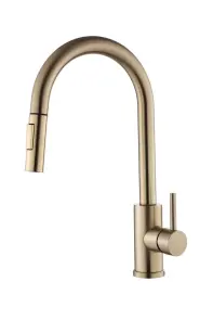 Смеситель для кухни VBI FLUSSO BRUSHED GOLD №1