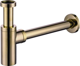 Сифон для раковины VBI BRUSHED GOLD универсальный