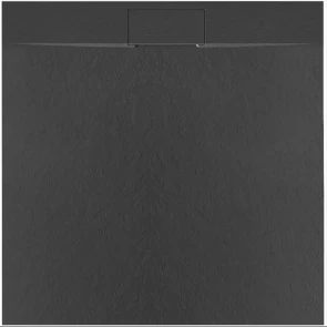 Душовий піддон REA BAZALT 90x90 BLACK №1