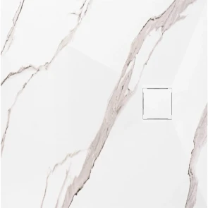 Душевой поддон REA MAGNUM 90x90 CARRARA WHITE №1