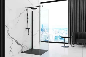 Душевой поддон REA MAGNUM 90x90 BLACK №5
