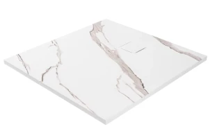 Душевой поддон REA MAGNUM 90x90 CARRARA WHITE №2