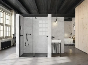 Душевой поддон REA MAGNUM 90x90 BLACK №6