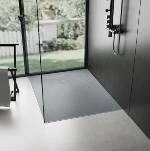Душовий піддон REA MAGNUM 90x90 GREY №4