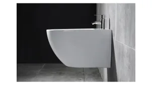 Подвесное биде REA CARLO MINI WHITE белый №6