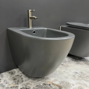 Подвесное биде VBI VULCANO GREY MATT №1