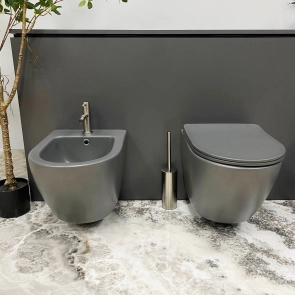 Подвесное биде VBI VULCANO GREY MATT №6