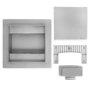 Трап для душу REA NEO 12x12 NICKIEL BRUSHED №5