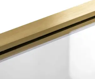 Шторка для ванны REA ELEGANT 70 BRUSHED GOLD постоянная №5
