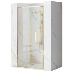Душові двері REA RAPID FOLD 100 GOLD №1
