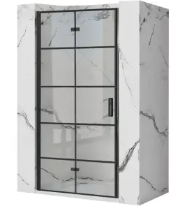 Душевая дверь REA MOLIER 110 BLACK №1