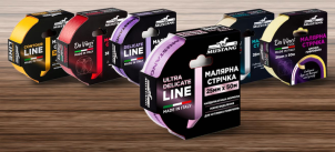 Малярна стрічка рисова MUSTANG ULTRA DELICATE LINE рожева 9мм*50м №7