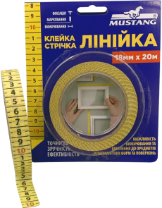 Клейка Лінійка MUSTANG 18мм*20м №3