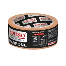Лента малярная SENSO MARRONE AUTO 110°C, коричневая, 36 мм × 40