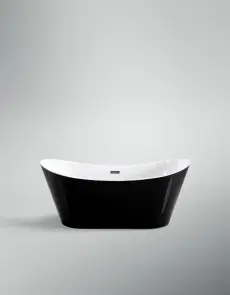 Ванна VBI MARMOLADA BLACK 170 x 75 отдельностоящая №1