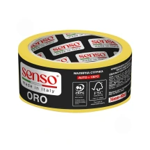 Лента малярная SENSO ORO AUTO 130°C, жёлтая, 36 мм × 40 м