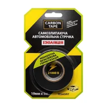 Лента автомобильная изоляционная САМОКЛЕЯЩАЯСЯ CARBON TAPE 19мм*5м