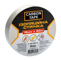 Изолента автомобильная Белая 19 мм × 20 м