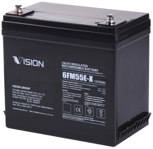 Аккумуляторная батарея Vision FM, 12 В, 55 Ач, AGM №1