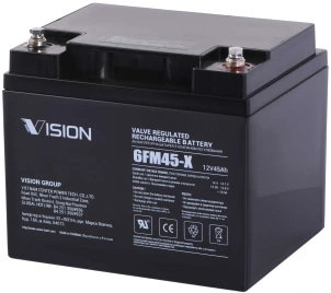 Аккумулятор Vision FM, 12 В, 45 Ач, AGM №2