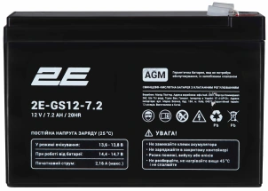 Аккумулятор 2E GS, 12 В, 7,2 Ач, AGM №2
