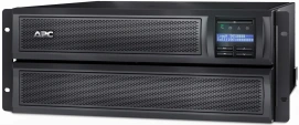 ИБП APC Smart-UPS x 3000 ВА/2700 Вт, RT 4U, ЖК-ДИСПЛЕЙ, USB, RS232, 8xC13, 2xC19 источник бесперебойного питания